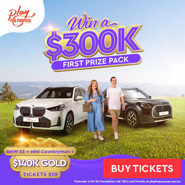 Play for purpose raffle 30